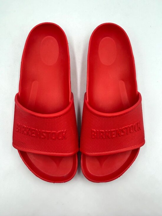 Birkenstock Mens Active Red Barbados Slide Sandals Lightweight Slip-On Sz 7 3568 main image 11